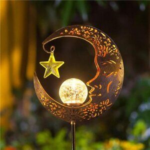 Solar Lights Outdoor Decor Moon Lantern for Patio,Lawn or Pathway MoonDecoration